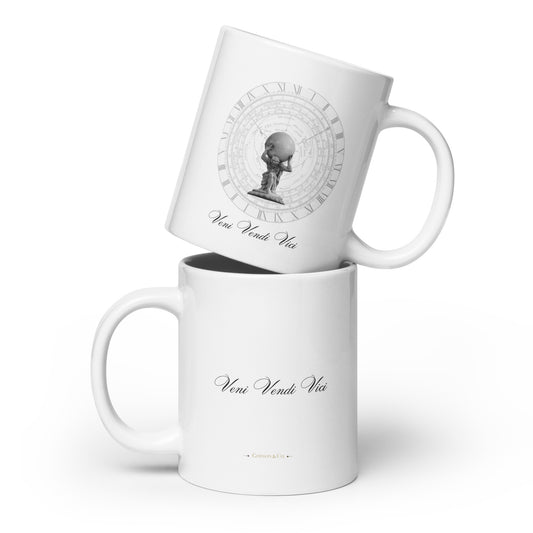 The World is Yours Mug in Glossy White